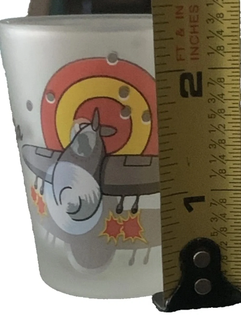 Vintage Bermuda Kamikaze Recipe Shot Glass Shotglass